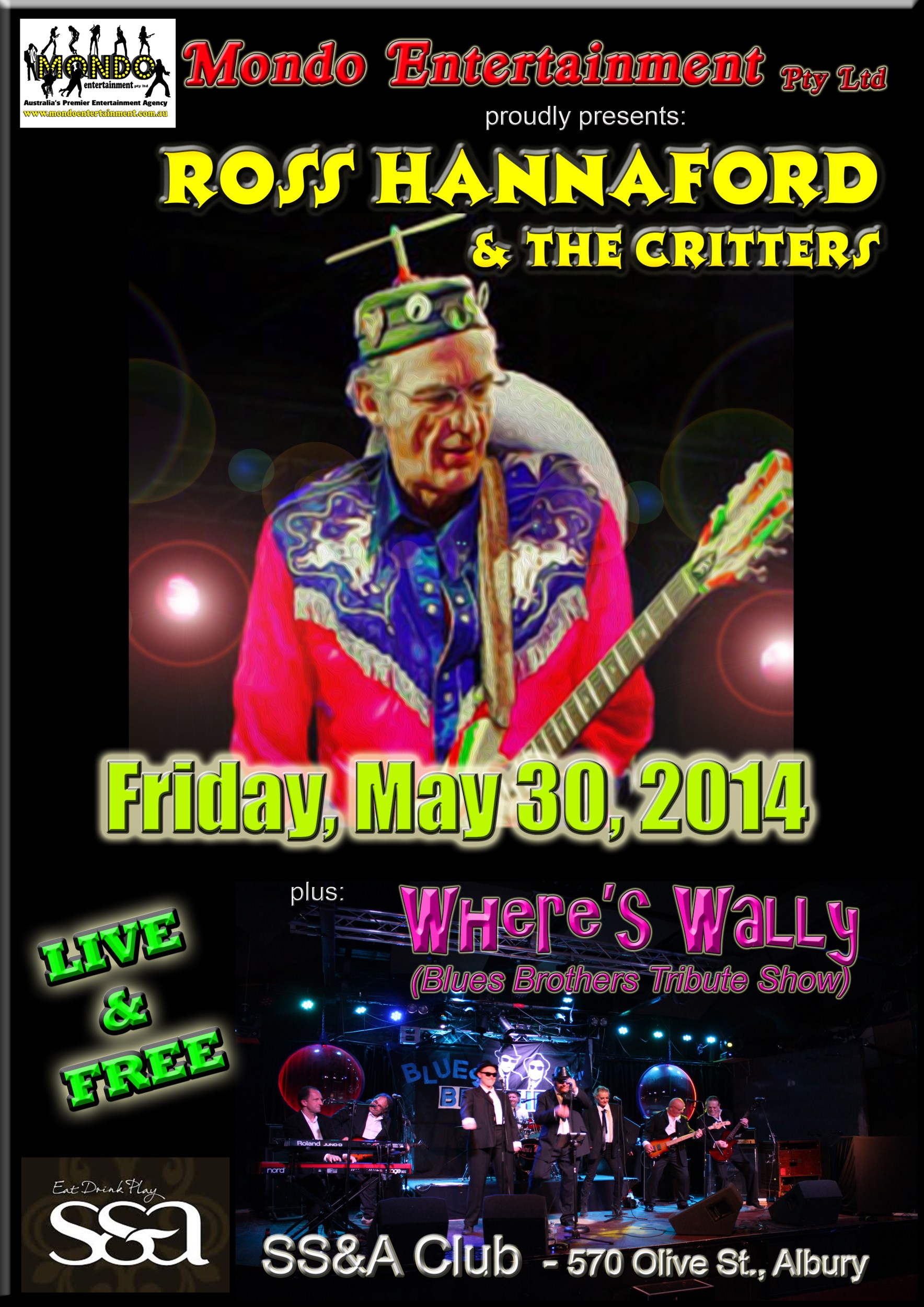 ROSS HANNAFORD & THE CRITTER FLYER – SS&A 300514 – reduced