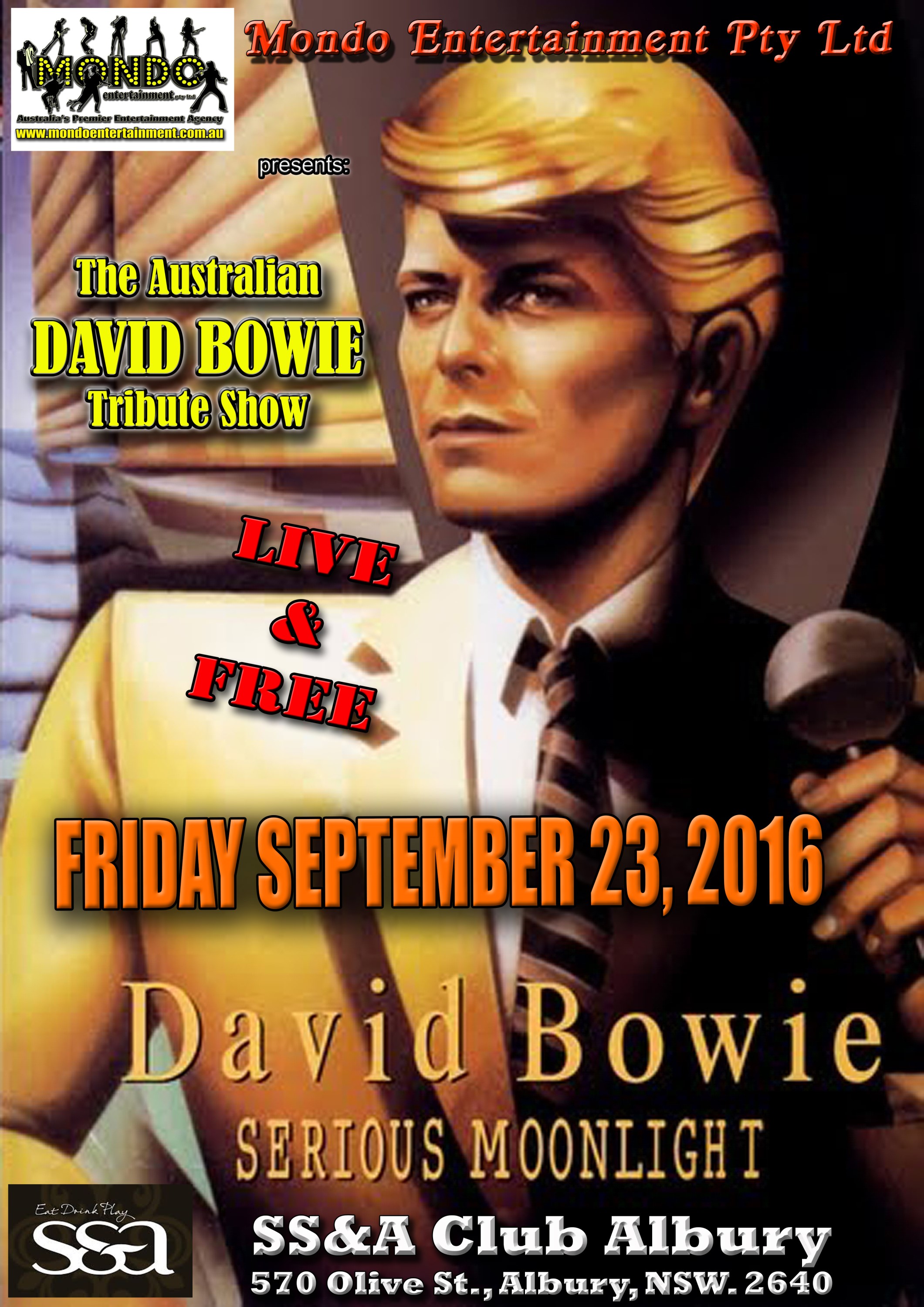 DAVID BOWIE POSTER  SS&A 230916 – 891KB