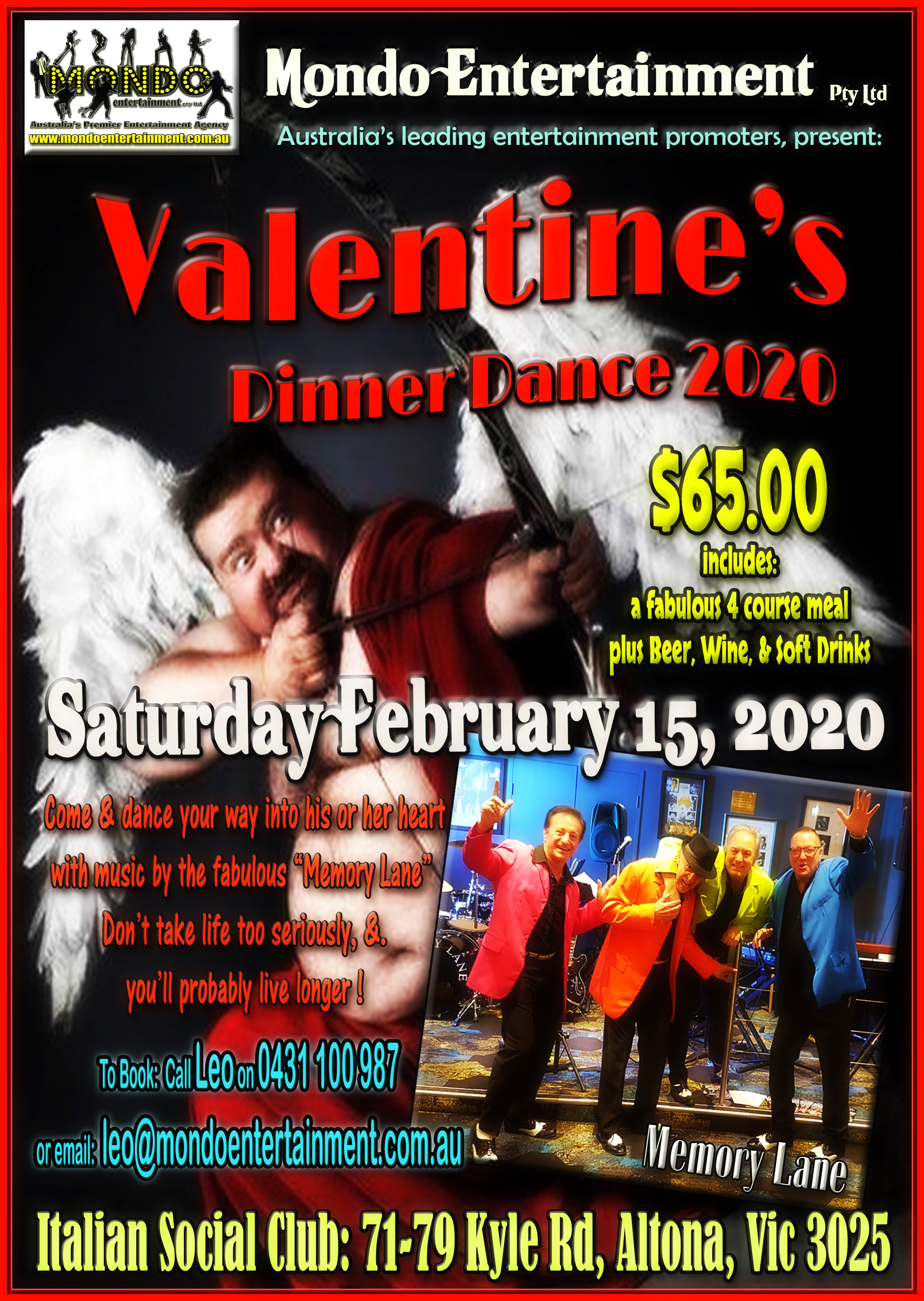 Valentine’s Dinner Dance 2020