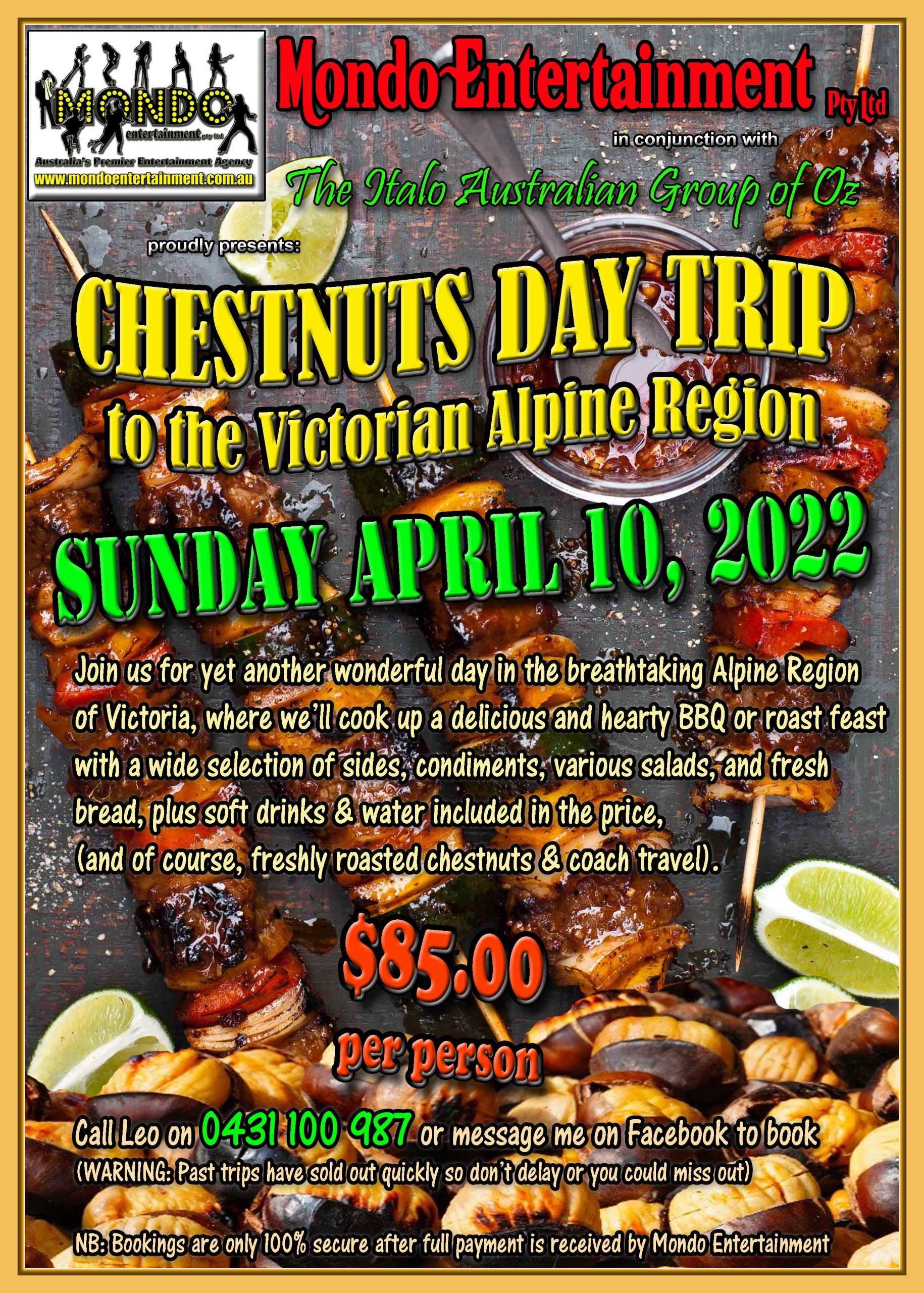 CHESTNUTS DAY TRIP 2022 – bordered