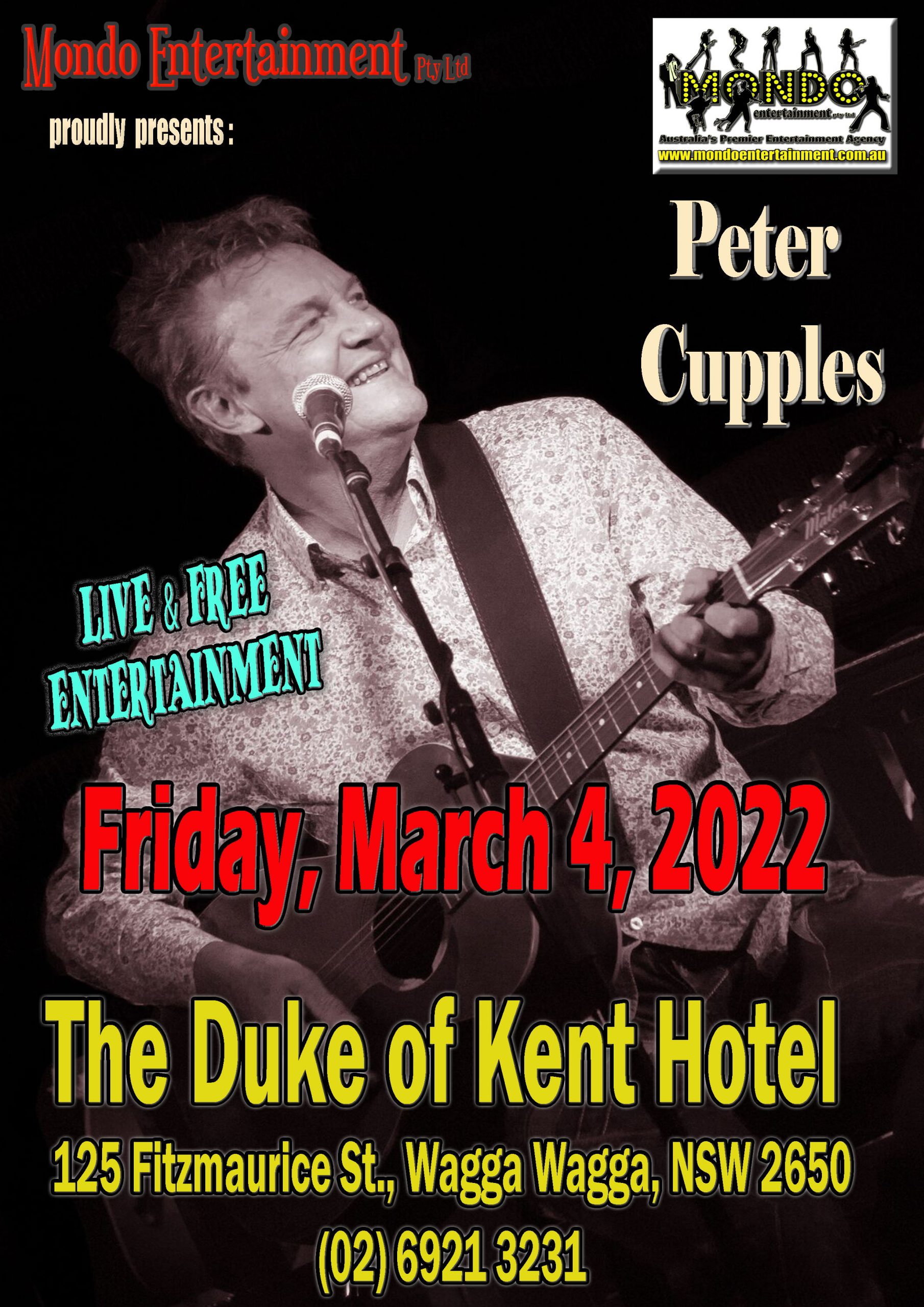 PETER CUPPLES – DUKE OF KENT 040322