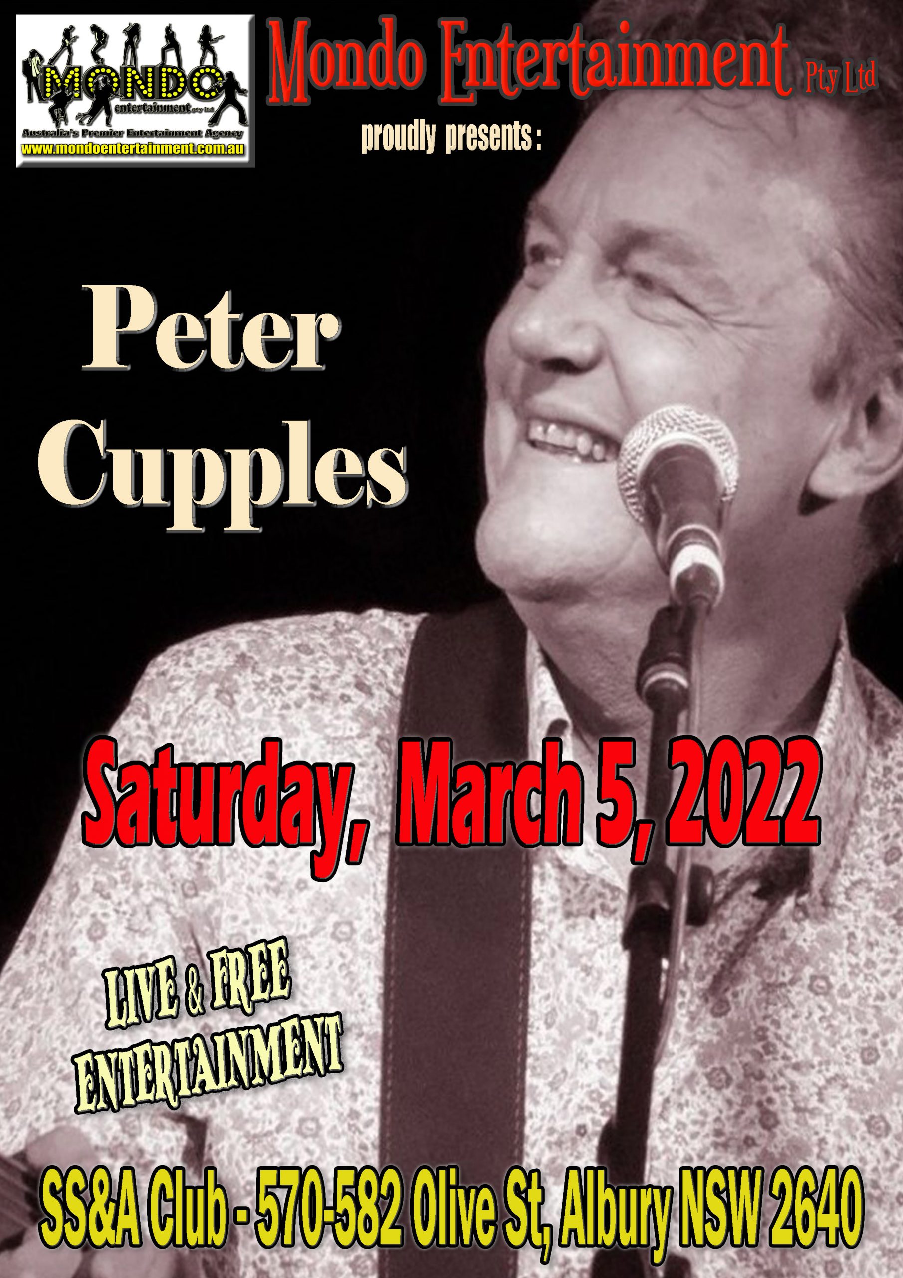 PETER CUPPLES – SS&A 050322