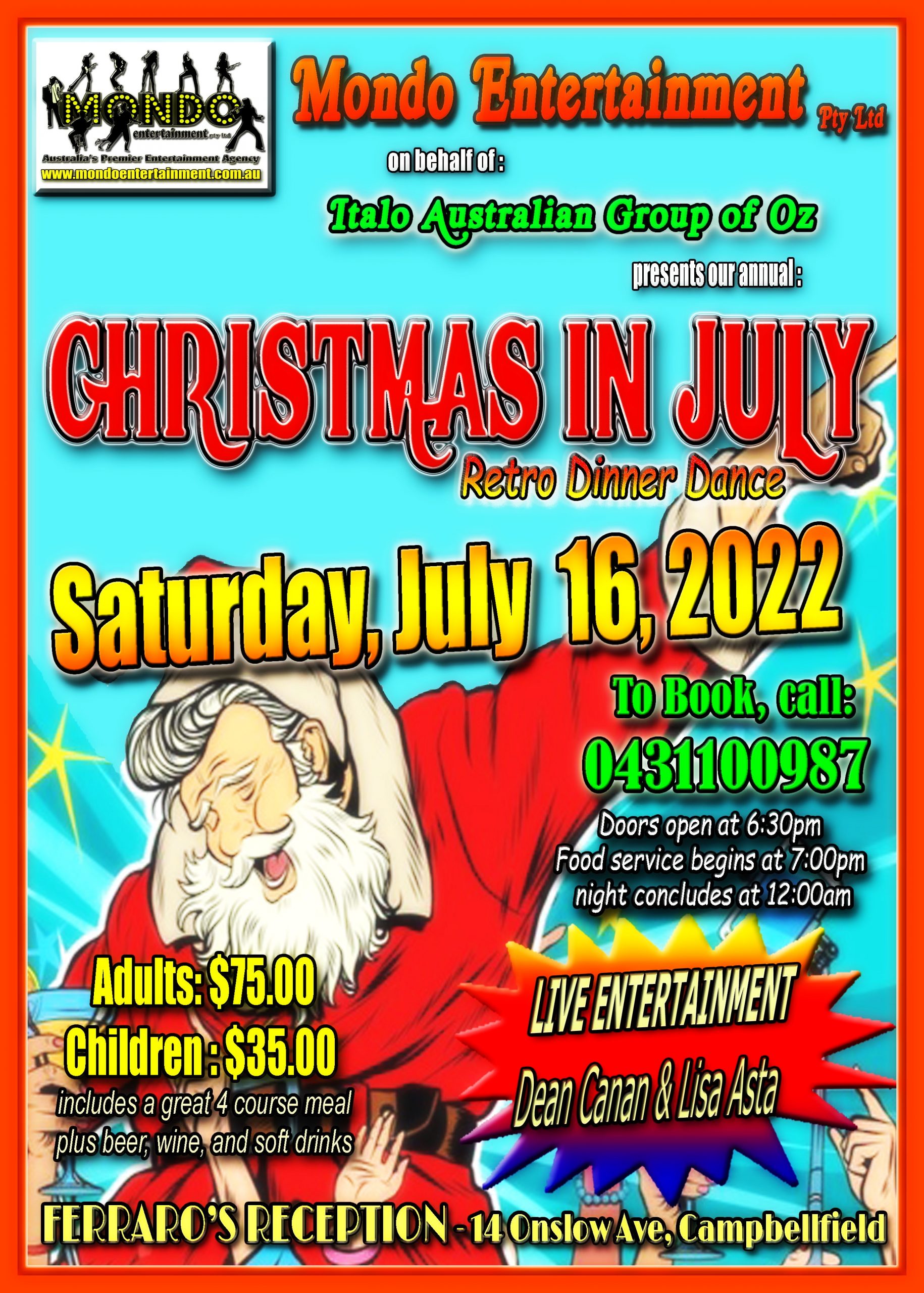 XMAS IN JULY 2022 – ORTON