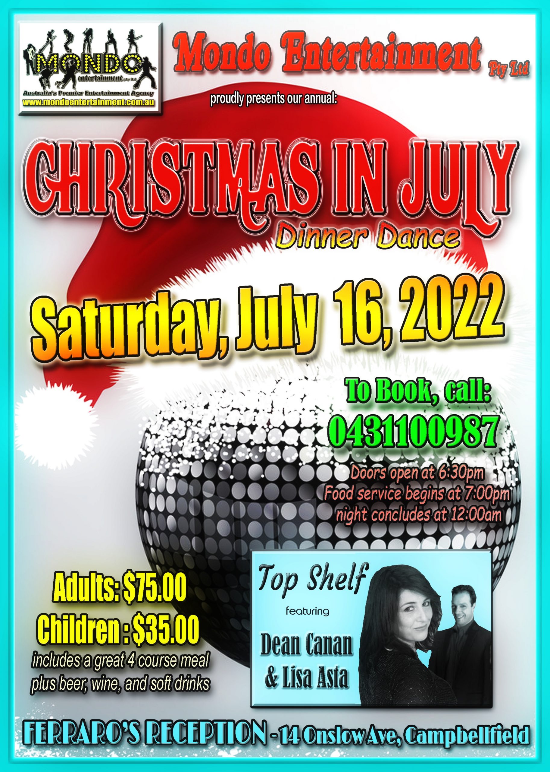 XMAS IN JULY 2022 – top shelf 3