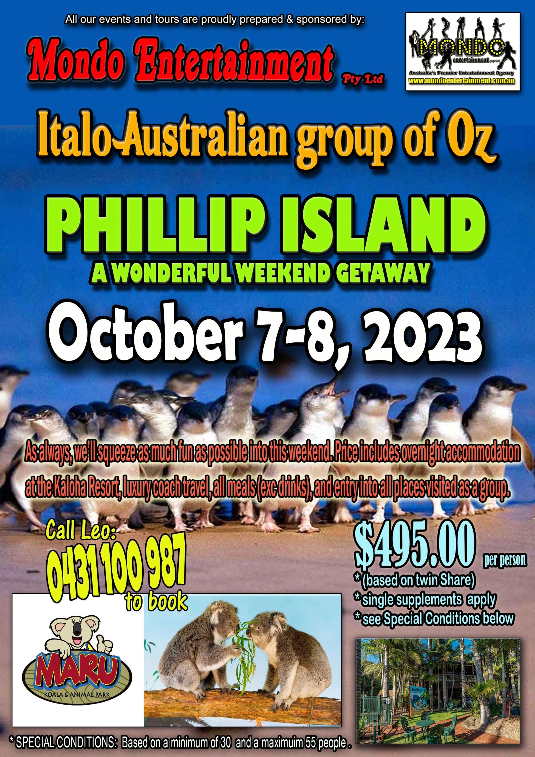 PHILLIP ISLAND WEEKEND 7-8 OCT 2023